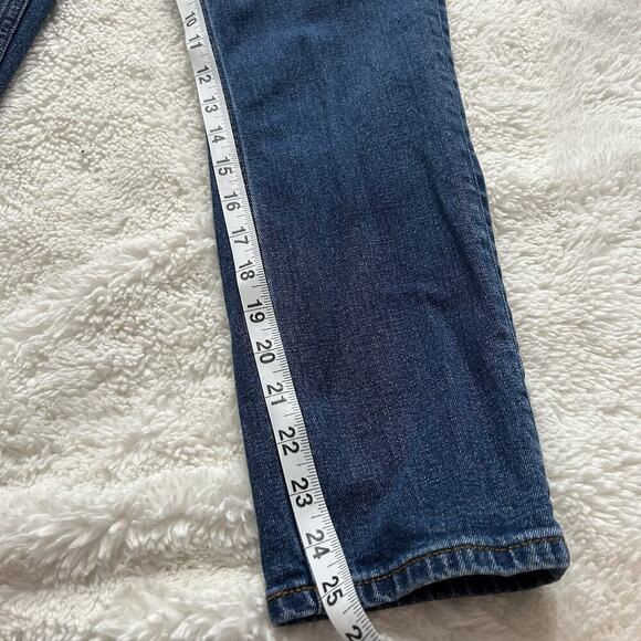 Abercrombie & Fitch Womens Skinny High Rise Jeans Size 6Short / 28 Dark Wash - Picture 6 of 7
